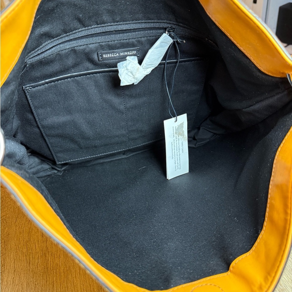 Rebecca Minkoff Julian Suede Hobo Bag in Glow – NWT Minor Blemishes - Picture 8 of 8